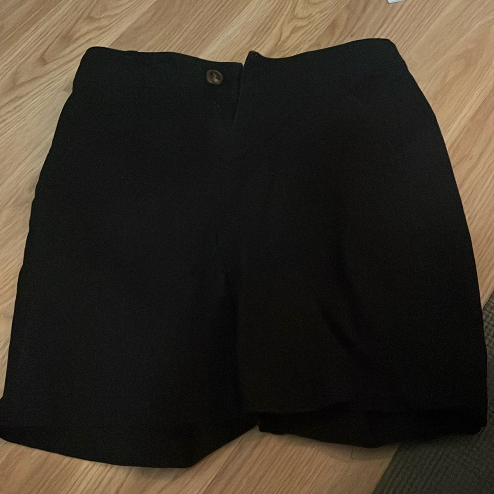 Black shorts size 0